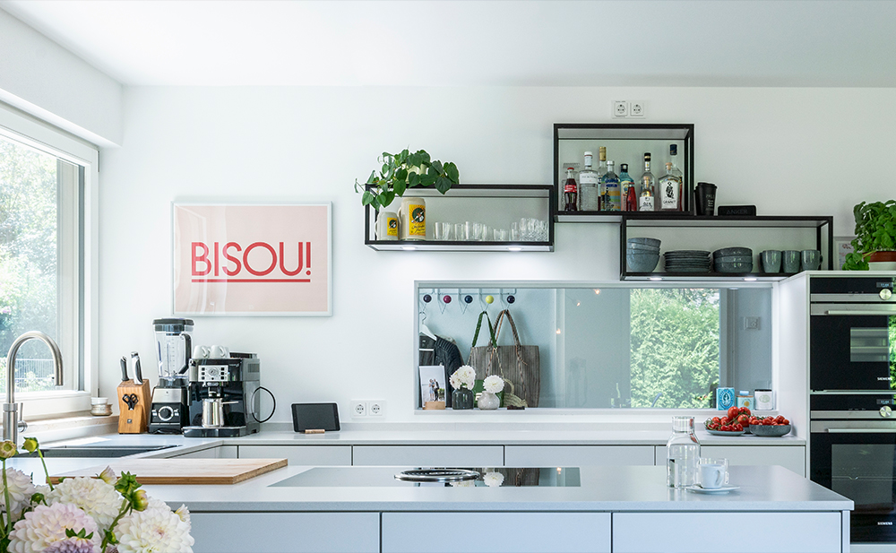 Innenperspektive Küche Einfamilienhaus in Dachau