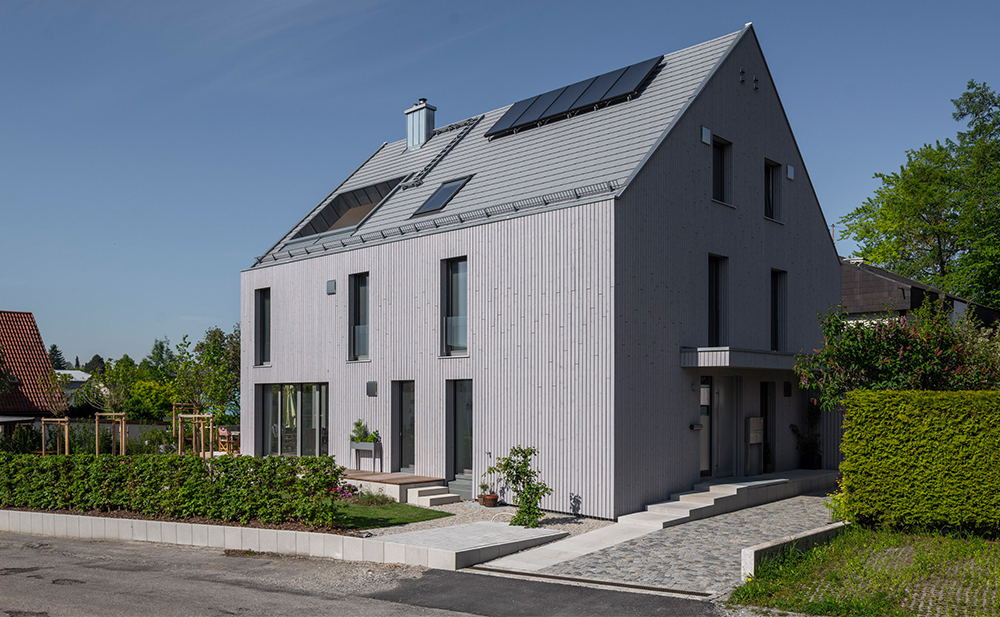 Außenperspektive Mehrgenerationenhaus in Dachau